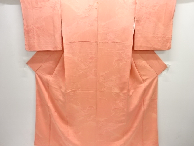 JAPANESE KIMONO / IROMUJI / WOVEN FLORAL PLANTS